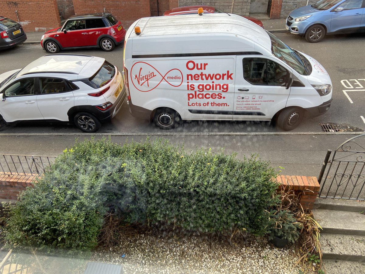 KatherinePopple's tweet photo. @virginmedia It is parked directly outside my house, I gave flagged this before as previously it was parked there for over a week. My son had a disability and we are waiting for a disabled parking bay to be installed. https://t.co/H0Dno4j0Bm