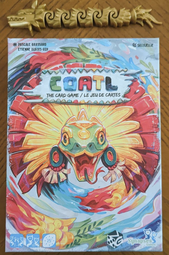 Ind1fference's tweet photo. I never played the original but Coatl The Card Game from #Synapsesgames and @GTGamesLLC is fun. https://t.co/WoZakvEMHh