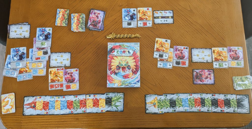 Ind1fference's tweet photo. I never played the original but Coatl The Card Game from #Synapsesgames and @GTGamesLLC is fun. https://t.co/WoZakvEMHh