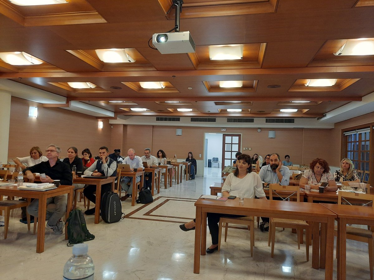 apospapa's tweet photo. Snapshot from the event on migrants' & refugees' education. Delighted that the speakers delivered excellent presentations and the participants were actively involved. Many thanks to all contributors! #maxipac @harokopio_ https://t.co/87Dksn3NJc