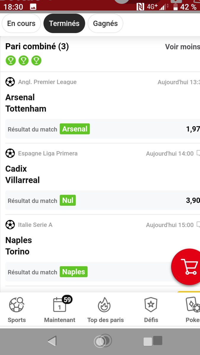 yul1377's tweet photo. Merci tonton @PronoCashFrance premier ticket du mois gagnant https://t.co/TrNKQnTZZC