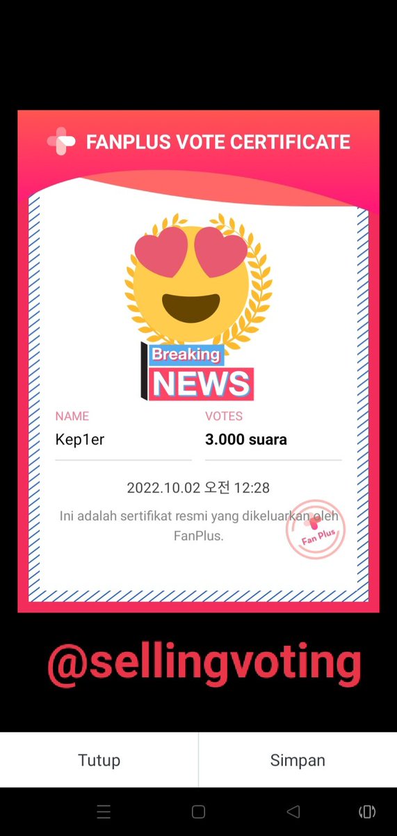 SellingVoting's tweet image. Done 💦
Congratulation #Kep1er 🥳