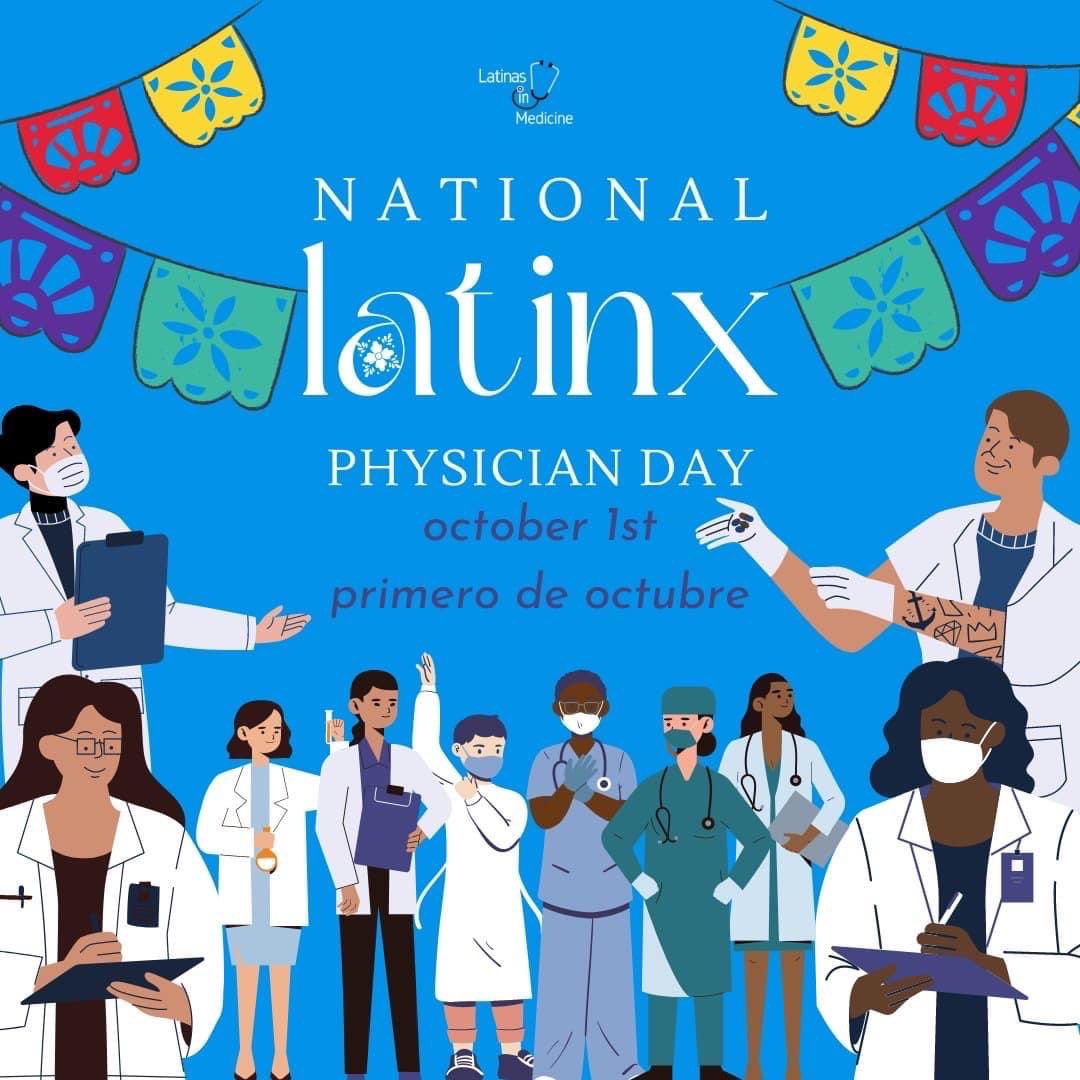 Representation Matters!

Let’s celebrate all the outstanding Latinx physicians!

6% is not enough. ¡Necesitamos más!