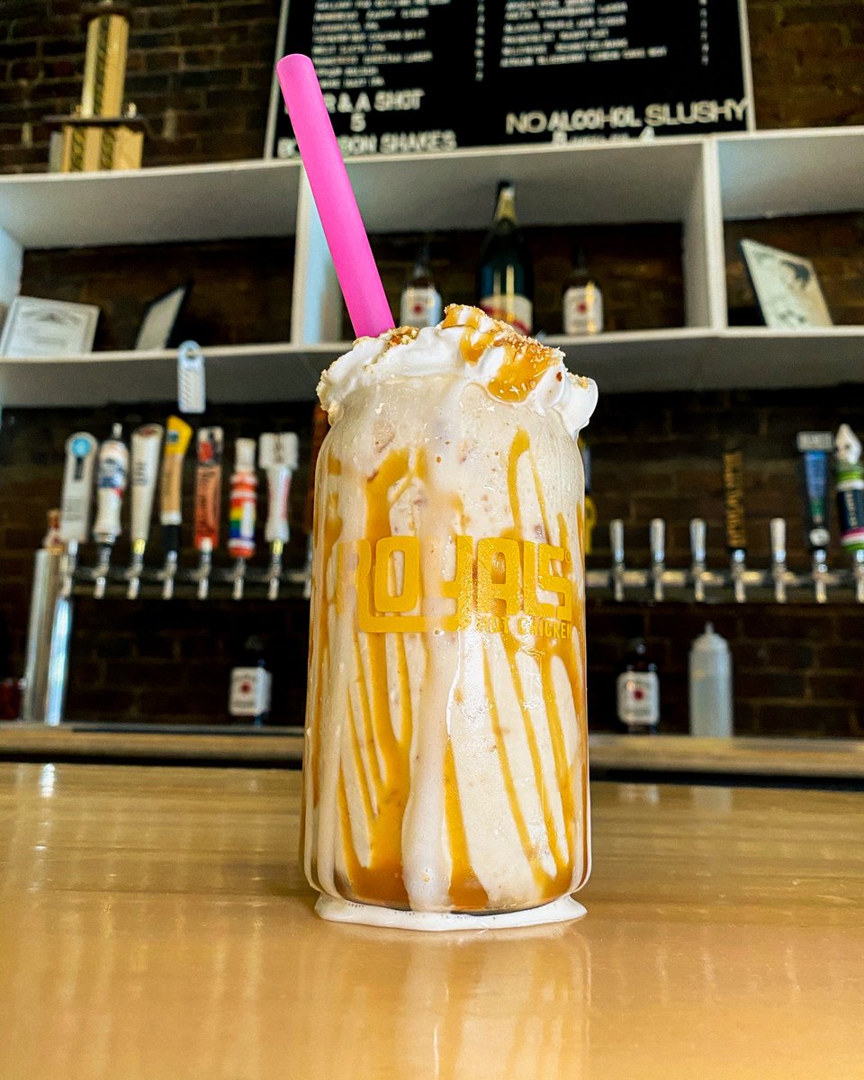 ✨ NEW Salted Caramel Pretzel Shake. We've been really excited about this one. Salty, sweet, creamy, and crunchy. It's so good.. come on in and try it. Available for just a limited time.