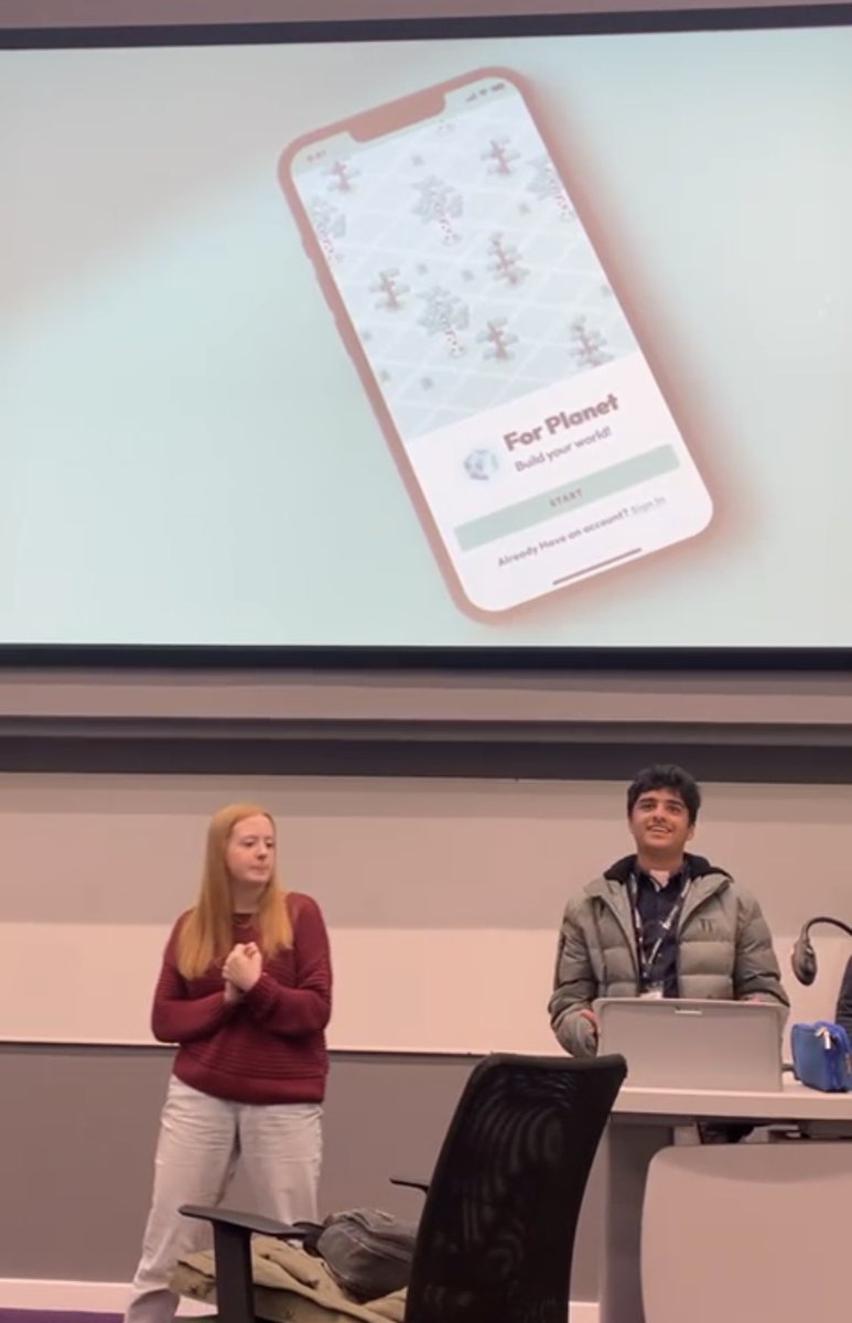 eshan_bilal's tweet photo. Surprise presentation on the ForPlanet app we’ve been developing  with the Environmental Agency and 3-sided cube #YFNW #LancashireYouth https://t.co/uyRtYyj5BN