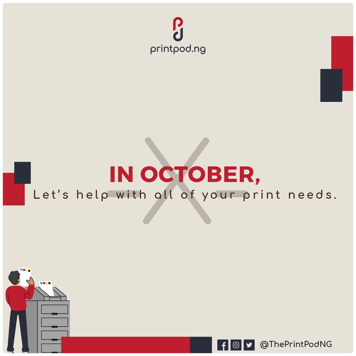 ThePrintPodNG's tweet photo. Don’t got too far! 
We’re here for you 
Happy New Month https://t.co/XEAyB3OD93