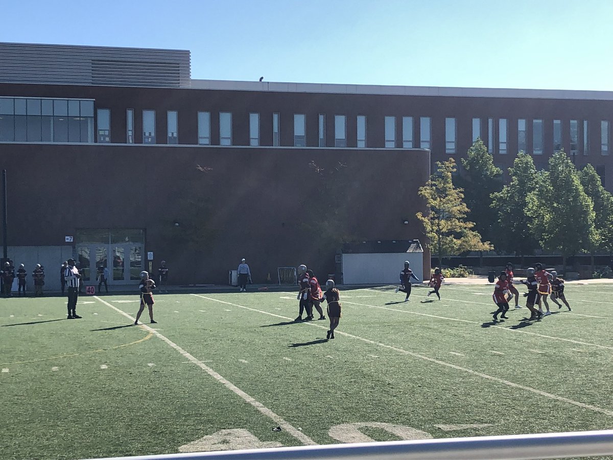APLaurel's tweet photo. Catching our defending city champs girls flag football team competing for the conference championship this morning! Go Bobcats! @boycphs @patriciabrekke https://t.co/3ALLLqCpVH