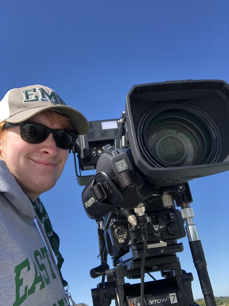JohnKMich's tweet photo. Ready to shoot some action at the EMU homecoming game today. #emugameday https://t.co/1sB8gtYoqD