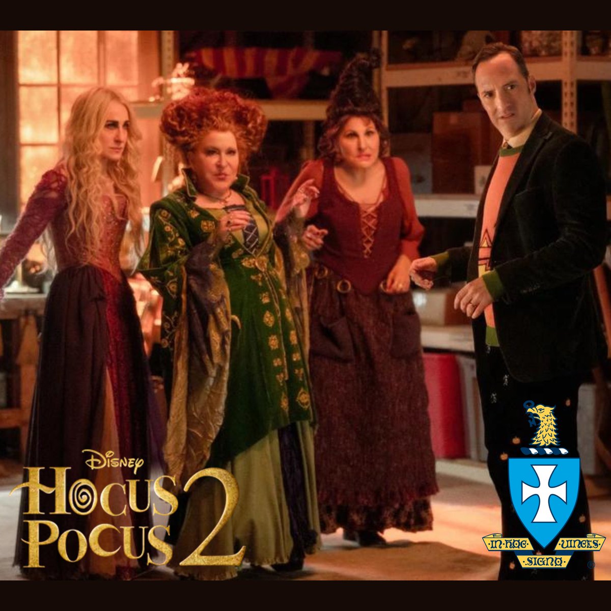 SigmaChi's tweet photo. Did you know that Significant Sig Tony Hale, SAMFORD 1992, plays the mayor of Salem, Jefry Traske, in the new movie Hocus Pocus 2? The movie is available now on Disney+ ๐ https://t.co/7Ho6O3V7L9