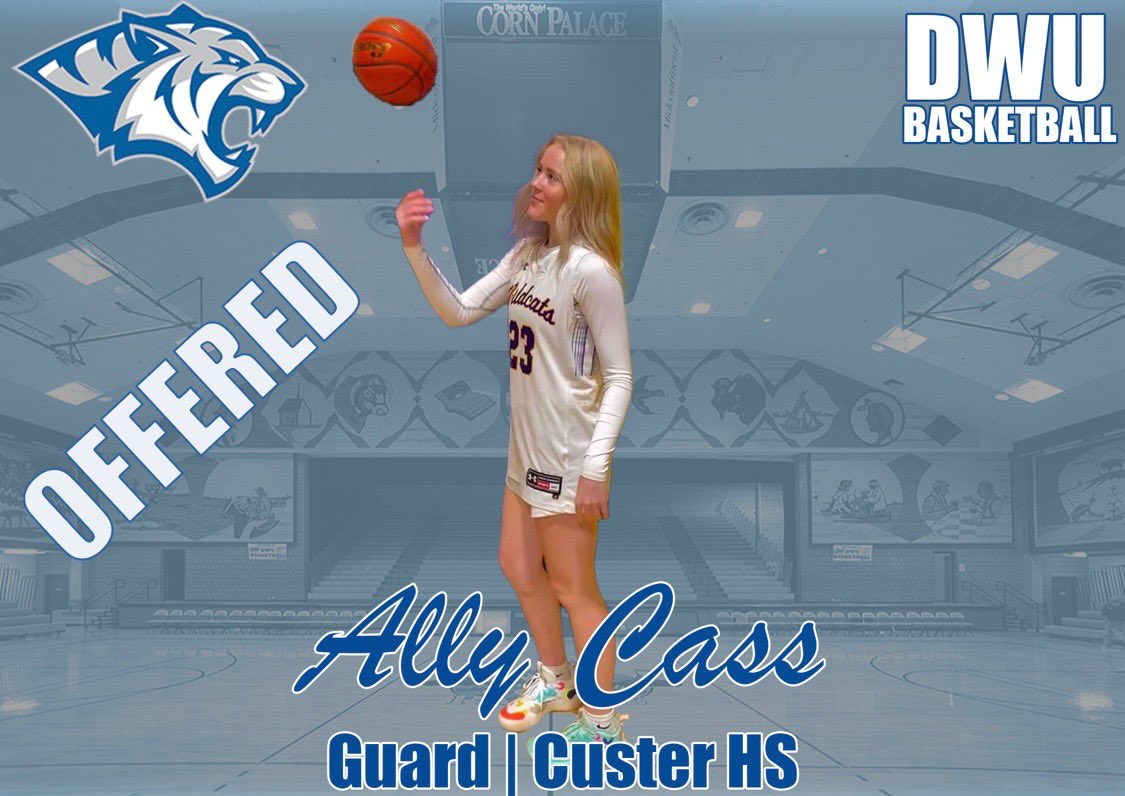 AllyCass25's tweet photo. After a great visit at DWU, I am happy to say that I’ve received an offer from @DWUWBB! Thank you coach @CoachC_DWU and @cbeck022 for the opportunity! 🔹◻️ https://t.co/mK09cqDdYT