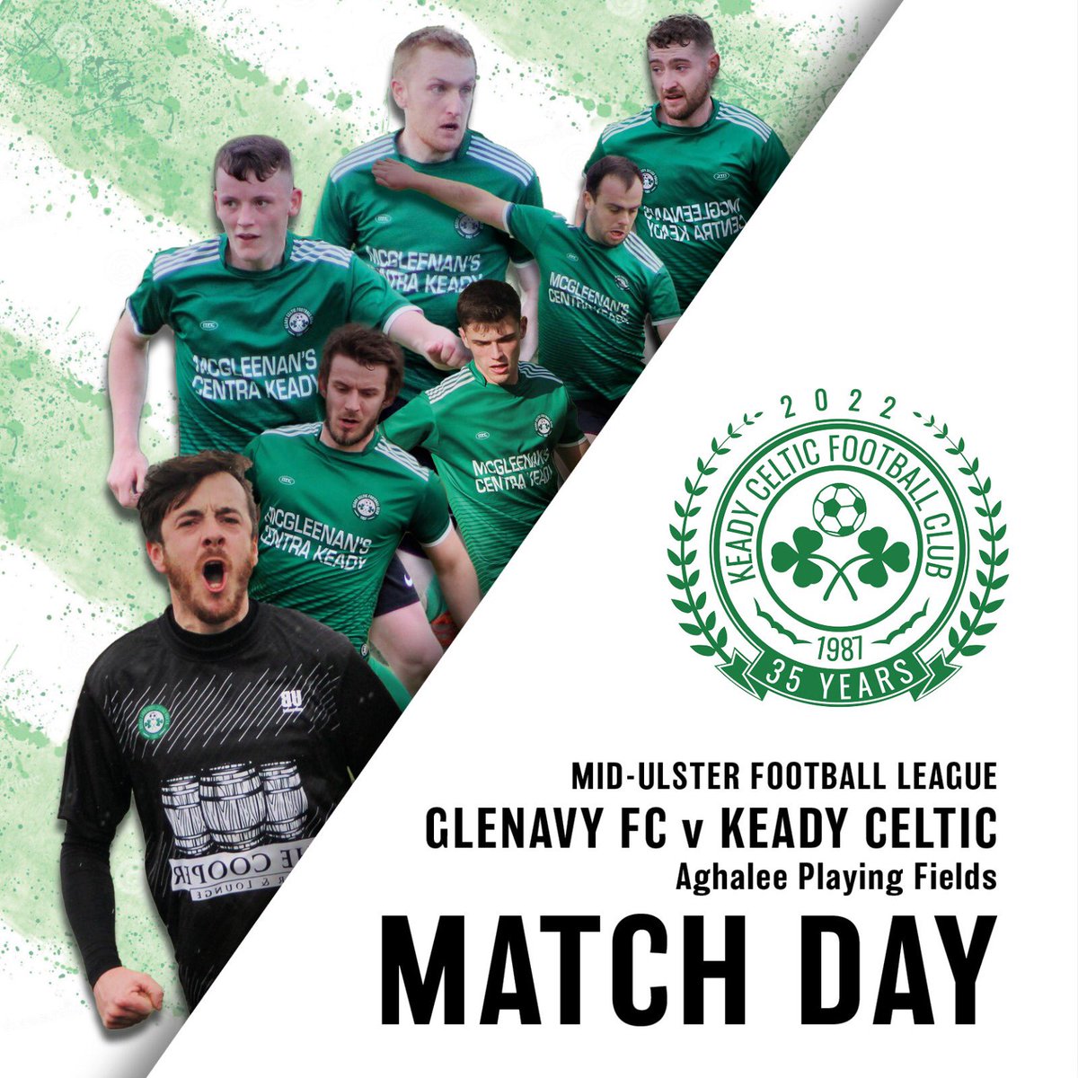KeadyCelticFC's tweet photo. Full Time 
Glenavy FC 1 - 2 Keady Celtic F.C.
⚽️⚽️ B McGinn 
Very hard fought win against Glenavy FC who pushed us to the very end. 
Thanks to Glenavy FC for great game and all the best for rest of season. https://t.co/WsQ7Q8Qaoz