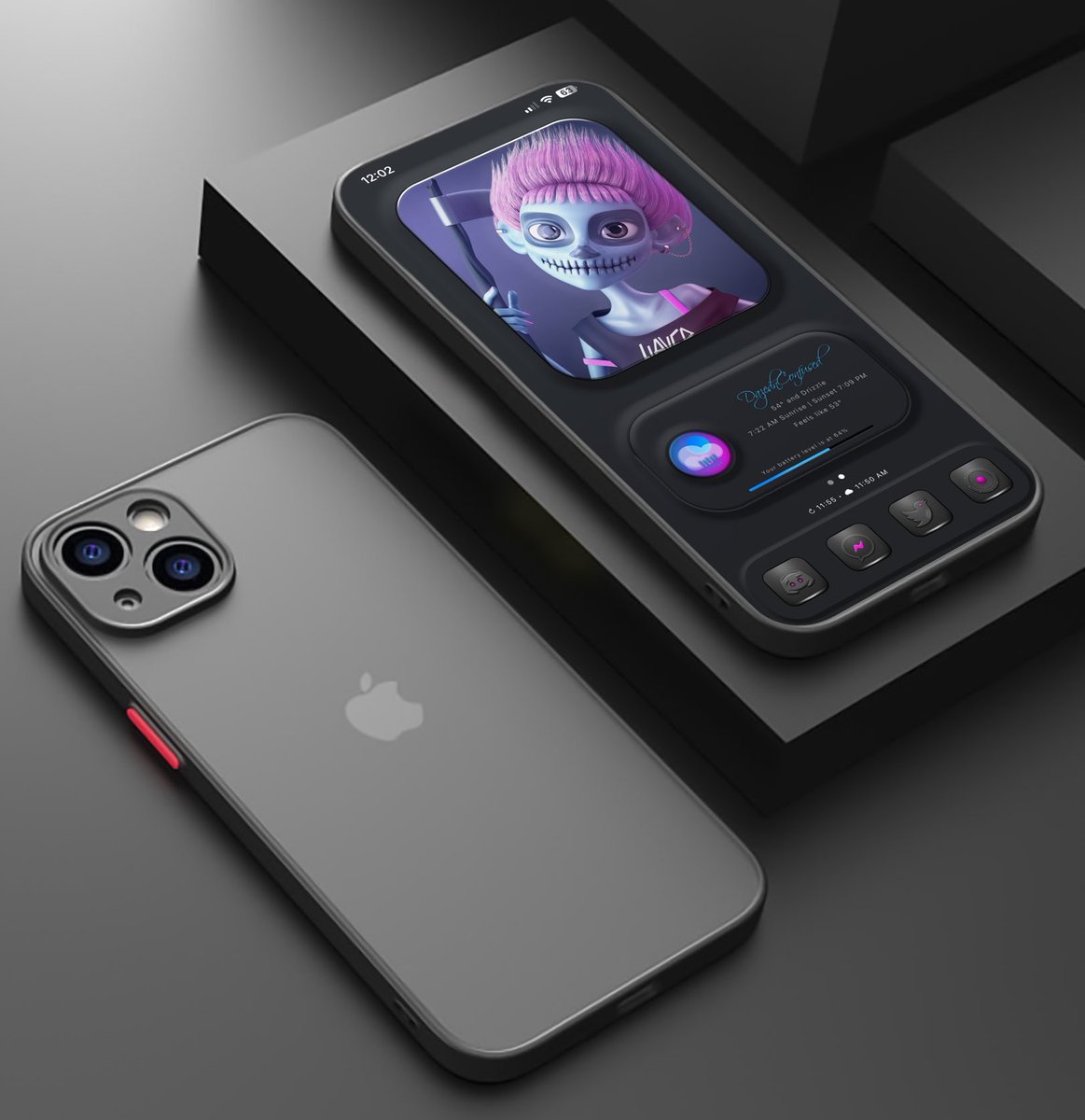 Dazednconfuzed4's tweet image. Today’s setup….
#HTMLSandboxv2  by @thewaytozion 
Weather icons by @kleinmone @Attairdu57slm for theme base,  Wallpaper by @XxxxxxxThe icons by @XaBdOooX (with a pink twist), AE by @FAlhmma Template @andro_idfans #iNNOVATION #iOS16 @sel6012000 @SolShulz30 @rudytown010