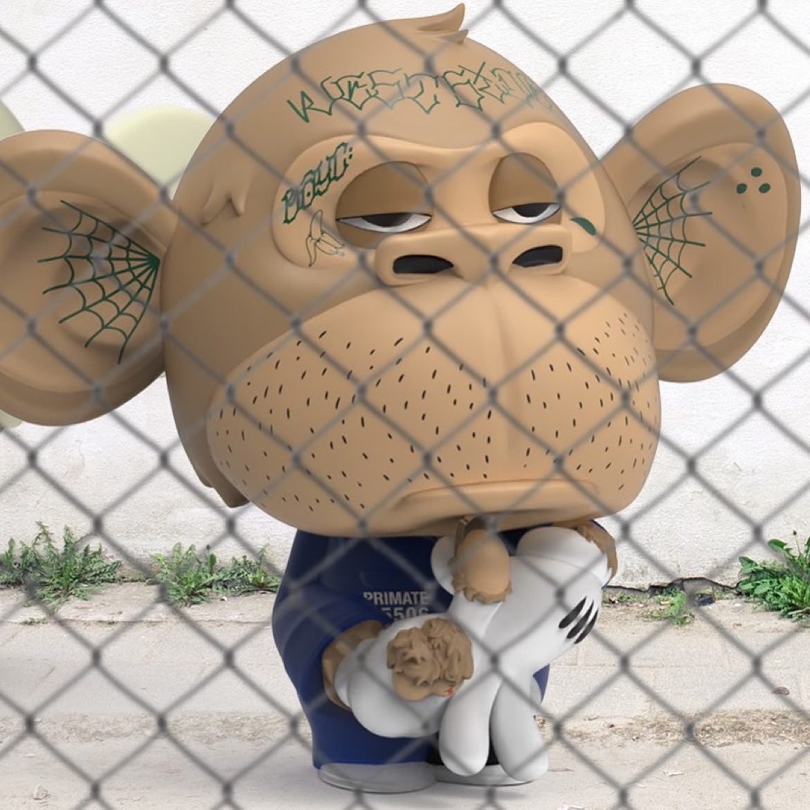 Sneak peek #primate5506 #LAbluesedition #designercon2022 exclusive 
#bayc #bayc5506 #BoredApeYachtClub