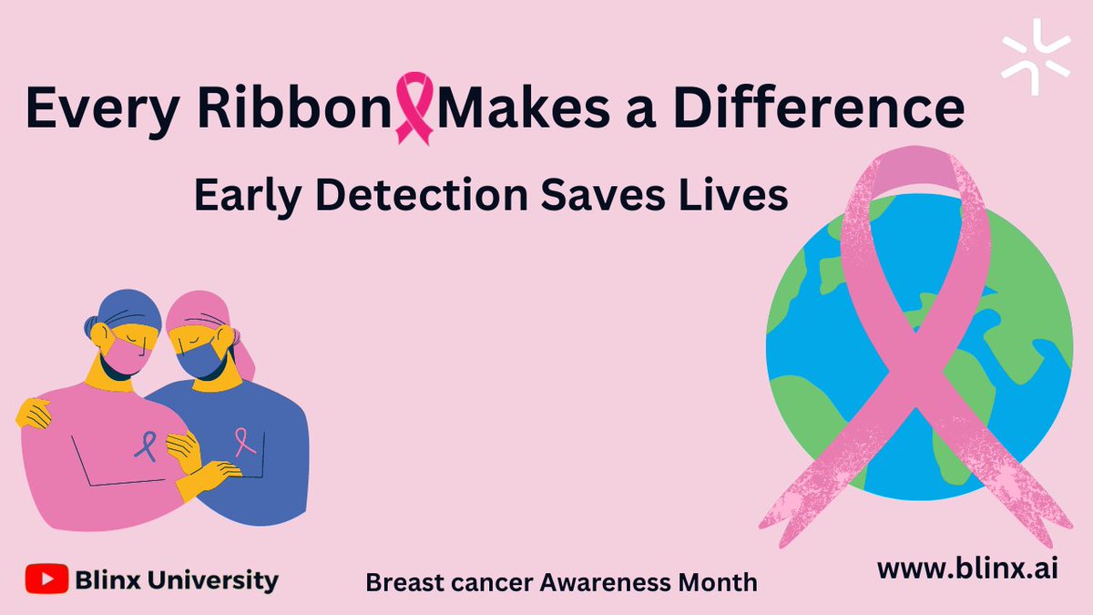 ai_blinx's tweet photo. Early diagnosis helps patients achieve faster recovery and is the key to minimizing the harm cancer can do to the body. Blinx AI can help with that.
#BreastCancerAwarenessMonth #Artificial_Intelligence #MachineLearning #Trending  #Data #CancerResearch https://t.co/1DaLEZkNLF