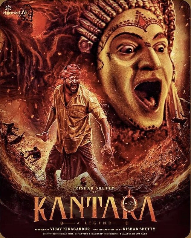 Raghav_Hunsur's tweet photo. Dear @shetty_rishab kudoos for the masterpiece. This movie will be part of history as our cultural pride.
Hats-off to all the technicians and the monster performer inside you 🤗 https://t.co/FMZWMtfv20