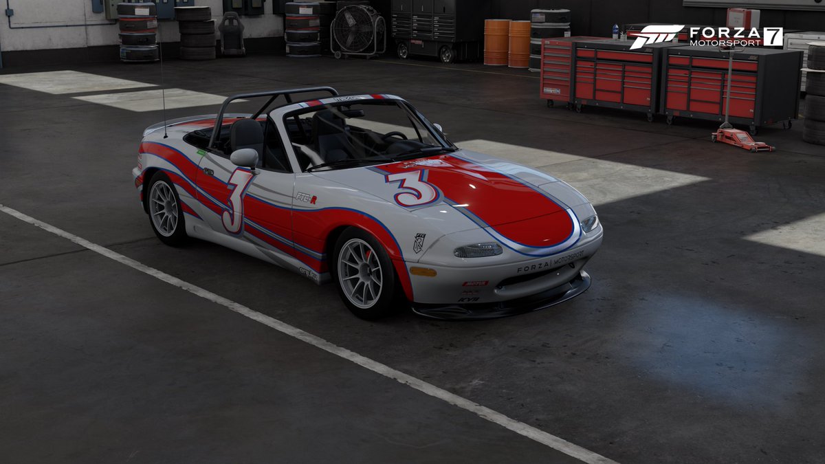FTC Haseo’s Miata for tonight’s race