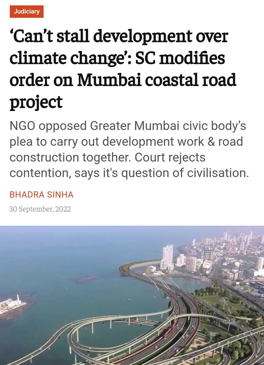 10mae_greenkid's tweet photo. "Can't stall development over climate change" even if this devp means destroying the ecosystems which protect us from climate change,support the biodiversity &amp; livelihoods of the indigenous communities,
reclaiming 111 hectares of sea in a drowning Mumbaai.
#coastalroad
(1/n) https://t.co/i0JxKHzACD