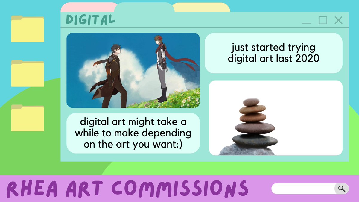 crheative_'s tweet photo. ♡ digital commissions open ♡ (ph)

feedbacks: #rheaatyourservice 

hi its rhea opening art comms for everyone!

- can do school projects or art for love ones 
- limited slots only
- flexible art style
- see t&amp;c for more details

dm me for inquiries ^^

#artcommissions https://t.co/vcdM49VVNr