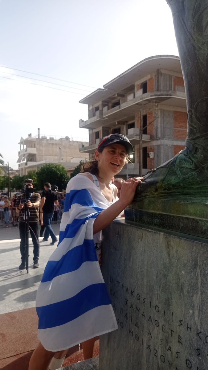 PandoCentro's tweet photo. Felicitamos a nuestra socia Carlita Dadomo. 
Gracias por representar a nuestro país y a nuestra ciudad en Grecia en la Spartathlon Ultramarathon, conocida como una de las carreras más duras a nivel mundial,  siendo la primer Sudamericana entre las diez primeras mujeres 🏃🏻‍♀️🇺🇾 https://t.co/FT7MRfPI1f