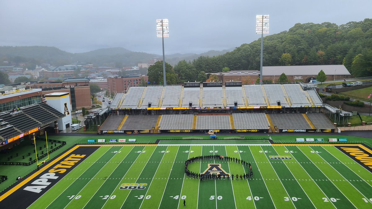 Toughness day at The Rock! <a href="/AppState_FB/">App State Football</a> and <a href="/CitadelFootball/">The Citadel Football</a> at 3:30 on <a href="/ESPNPlus/">ESPN+</a>...just like old times!