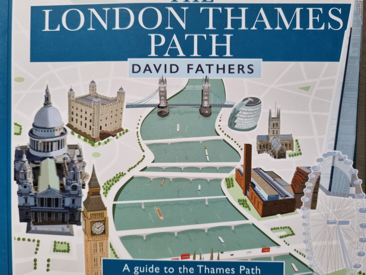 I'm so excited to have a copy of this  fact-packed, gorgeously-drawn long-awaited update + can't wait to get reading, planning + walking! 👇🏽#riverwalks #ThamesPath @TheTilbury @ThamesPathNT @Ramblers_London @ajmacconville @walkngclasshero