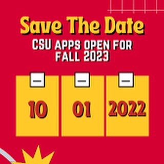 Seniors, CSU applications are NOW open! Let’s get started. Do not procrastinate.