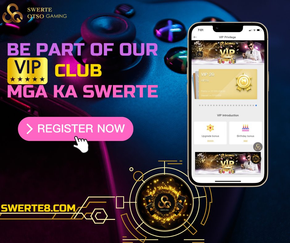 SwerteOtso's tweet photo. Perks of being a VIP on Swerte Otso awaits you.
Come and Join mga Ka Swerte π
#swerteotso #swerte8 #kaswerte #swertetayo #JILISLOT https://t.co/gi0XYTUmnm