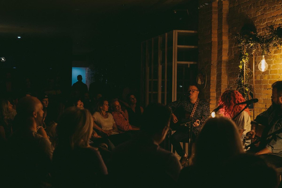 StarpainterBand's tweet photo. Beautiful times at BREADMAKER this week. Big thanks to Wyatt Norn and Maddison Krebs and their team for an incredible night.
.
๐ท by Ellen Fitzgerald Reichbart
.
#wearebreadmkr #calgarymusic #livemusic #songwritercircle #albertamusic https://t.co/4hmxVHvgqQ