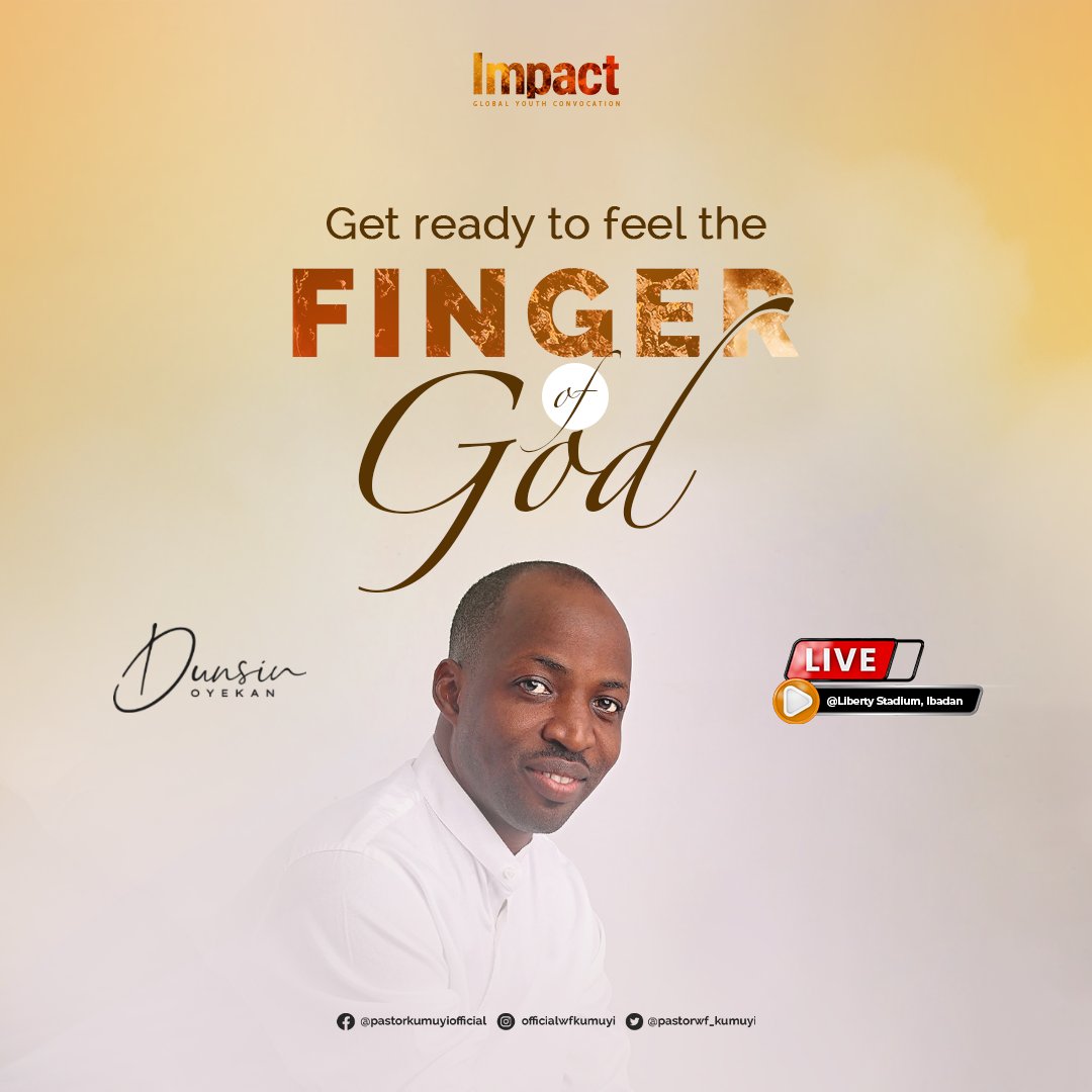 GoodnessNwoked1's tweet photo. Get ready to reign in the atmosphere of worship.
Dunsin Oyekan
#Impact
#GlobalConvocation
#Impact4Youth https://t.co/3dnulR8MVr