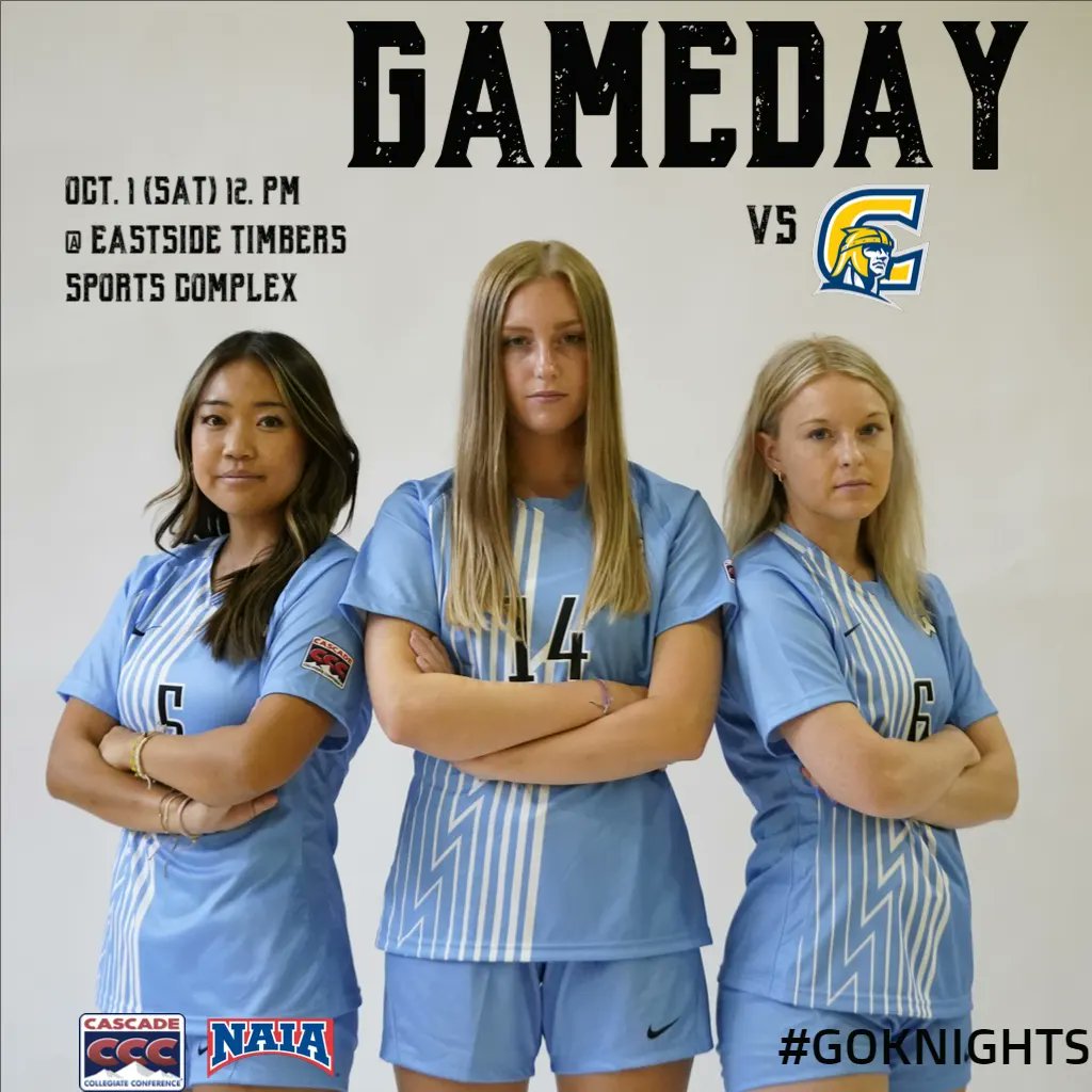 We've got two HUGE conference games going on at home today. Be there at Eastside Timbers to support your Knights!

#GoKnights