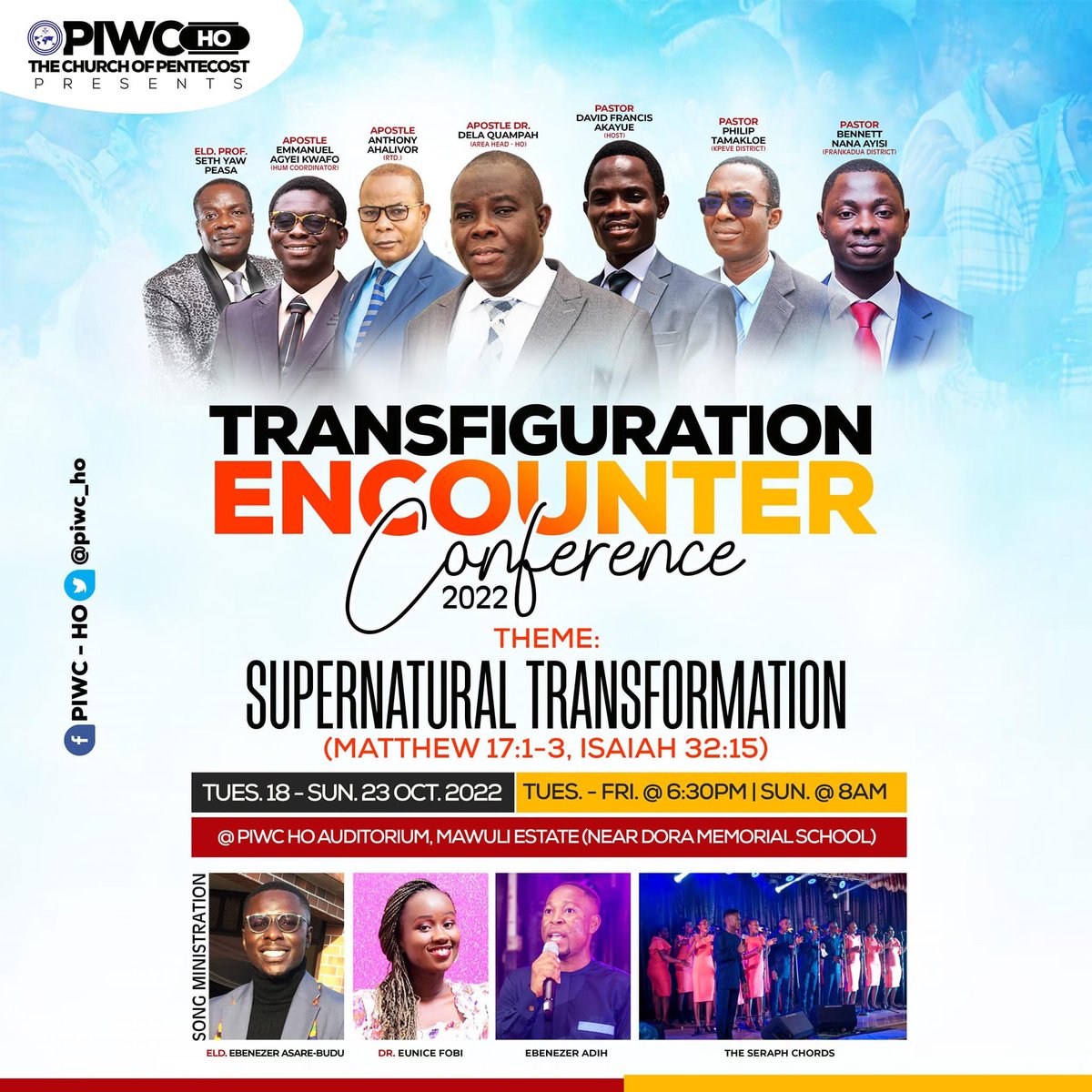 piwc_ho's tweet photo. Get ready for something metamorphic this October!!!
Transfiguration Encounter Conference!!!
#TEC22
#SupernaturalTransformation https://t.co/YQCHgl3P2p