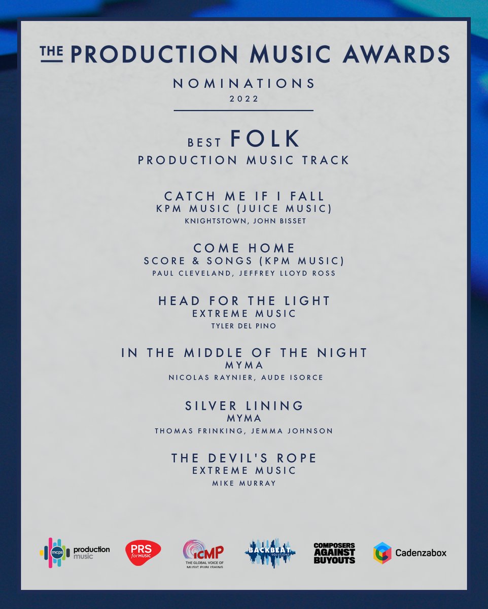 knightstowns's tweet photo. Thank to @ProdMusAwards for my nomination! @wearekpm @SonyMusicPub https://t.co/TDMs1SVRoK