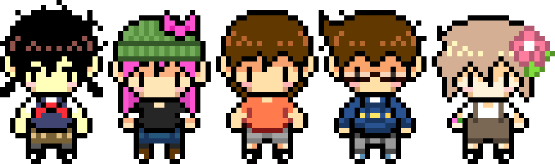 Omori styled sprites for Pisces by Th4t0nePerson on DeviantArt