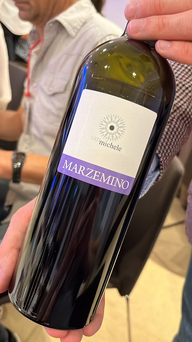 Trying a Marzemino from San Michele from the smallest DOC in Italy soooo smooth and tasty! 🍇👍🏻 #wmc22 @WineMediaCon