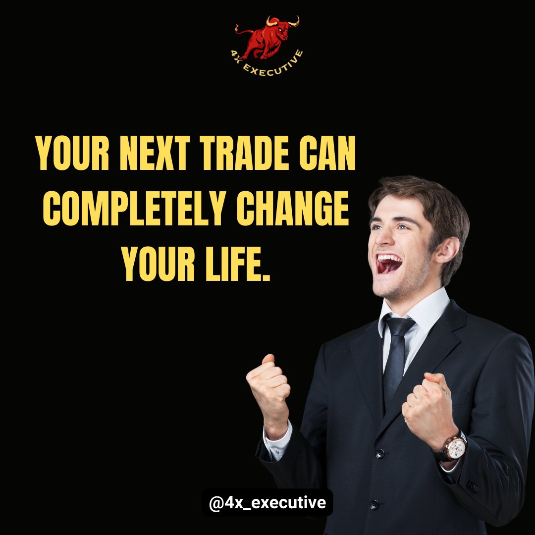4x_executive's tweet photo. YOUR NEXT TRADE CAN
COMPLETELY CHANGE
YOUR LIFE.✔
#businesstips #startup #forex #trading #invest #cryptomarket #forextrader #billionaire #blockchain #success #cryptocurrency #forexanalysis #forexmentor #forexstrategy #daytraders https://t.co/Y5Tsw4akgb