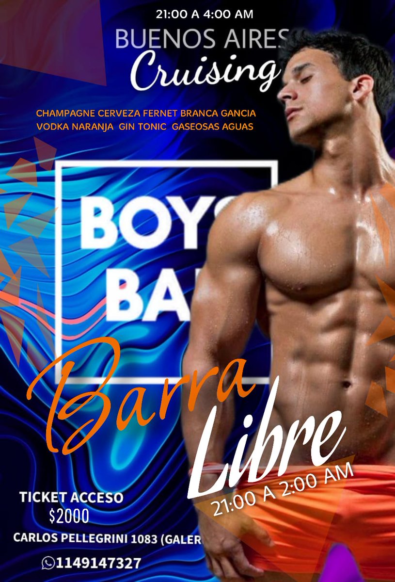 Boysbarok's tweet photo. Esta Noche te esperamos en @Boysbarok con #BarraLibre de 21 a 2// acceso $2000 // luego de las 2 am $1600 // dj Adrian Laurezana//#DARKROOM #Guardarropa #duchas #toallones #gel #Preservativos #cruising #bargay #glory_hole https://t.co/vIzSHKwZF7