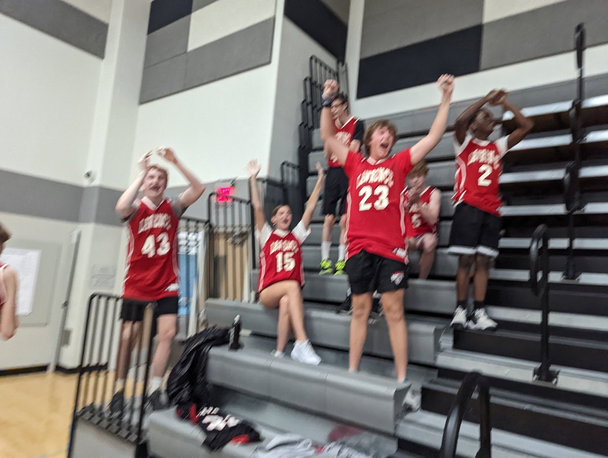 LHS Unified started our morning 4-0! Many buckets some passing and lots of swift moves! Great day to be a lion!!!