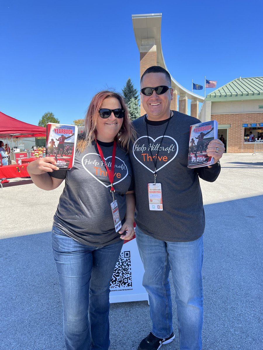 Come see us at gate 1 to get your yearbook and roster! We are raising money for Hillcroft in partnership with <a href="/ThriveCU/">Thrive Credit Union</a>! #chirpchirp <a href="/BallStateSports/">Ball State Sports</a>