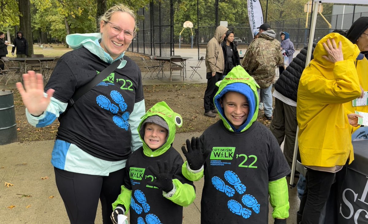 GarofaloWX's tweet photo. We didn’t let the rain stop us from raising awareness for #Parkinsons this morning in Massapequa! Honored to emcee the @APDAParkinsons #OptimismWalk, we were able to raise at least $100,000 to support important research & help fund support programs and wellness activities. https://t.co/fg6friY5y0