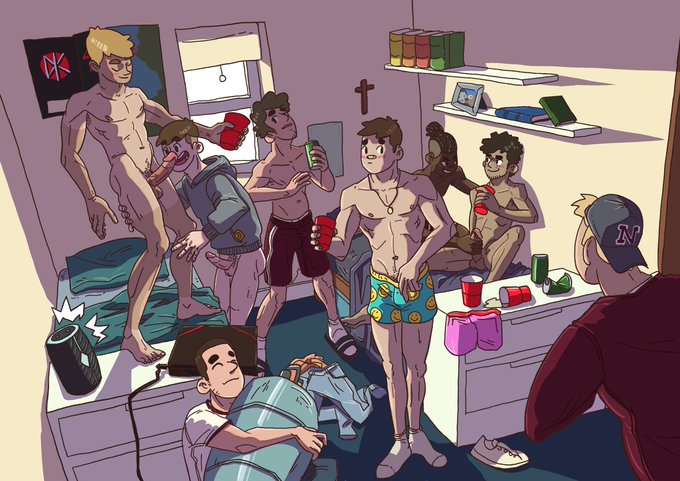 Early party at the dorms #NSFW College https://t.co/QI2N4aqwhM
