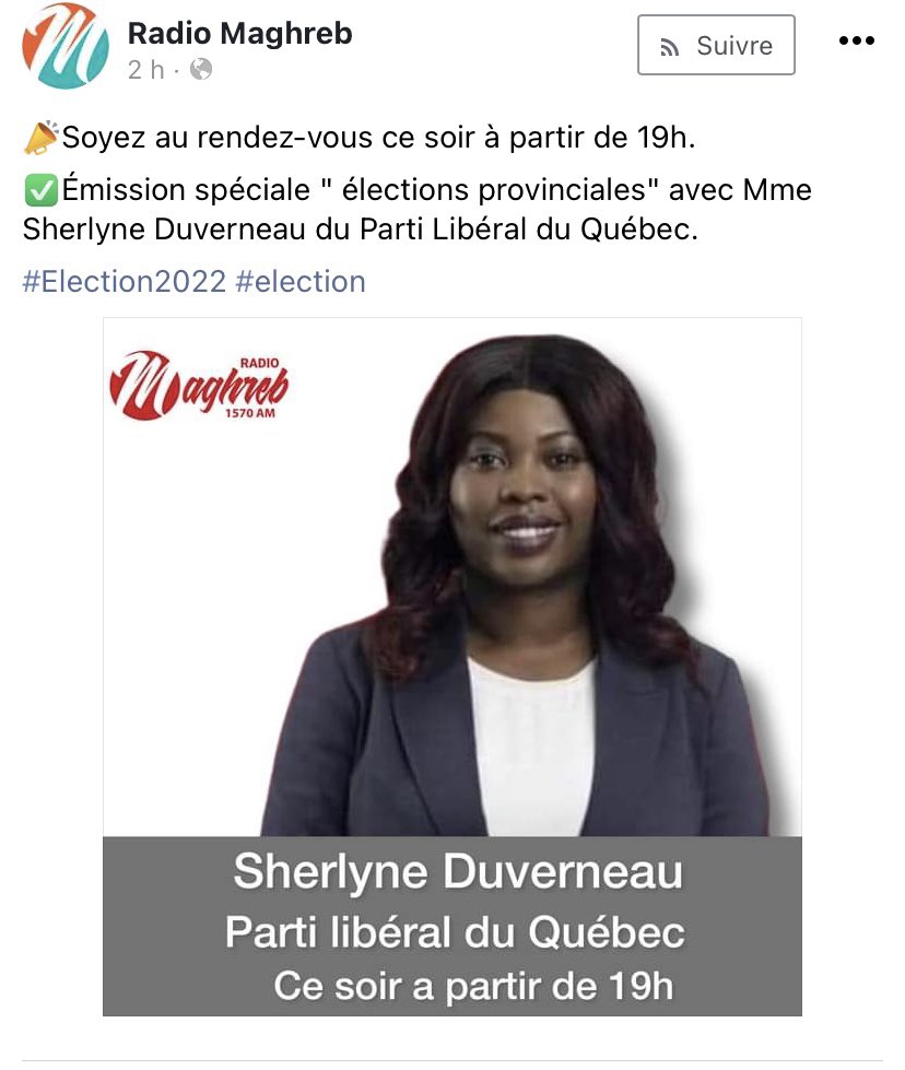Ce soir, je serai en ondes pour marteler le message rassembleur et inclusif de ma cheffe <a href="/DomAnglade/">Dominique Anglade</a> . Une future première ministre visionnaire, qui parle avec passion et énergie du Québec qu’elle veut léguer aux générations futures.
Votez vrai !
#polqc #rosemont