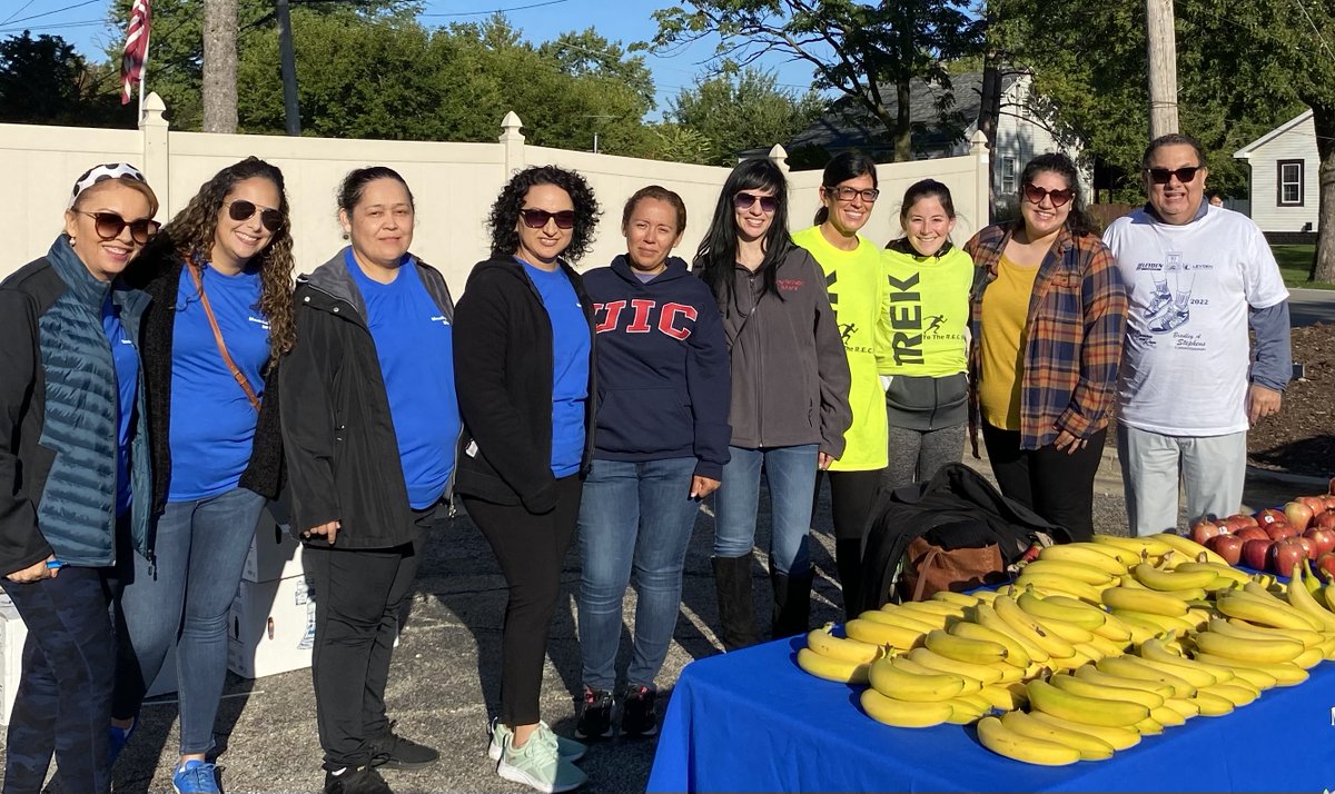 #d83shines Mannheim 83 BPAC, Trek organizers &amp; Dr. Giraldo, Superintendent, gather after Trek to the REK race. A wonderful community event! Being back in person is WONDERFUL <a href="/BlancaEd83/">Blanca Elizalde</a> @drgeducation