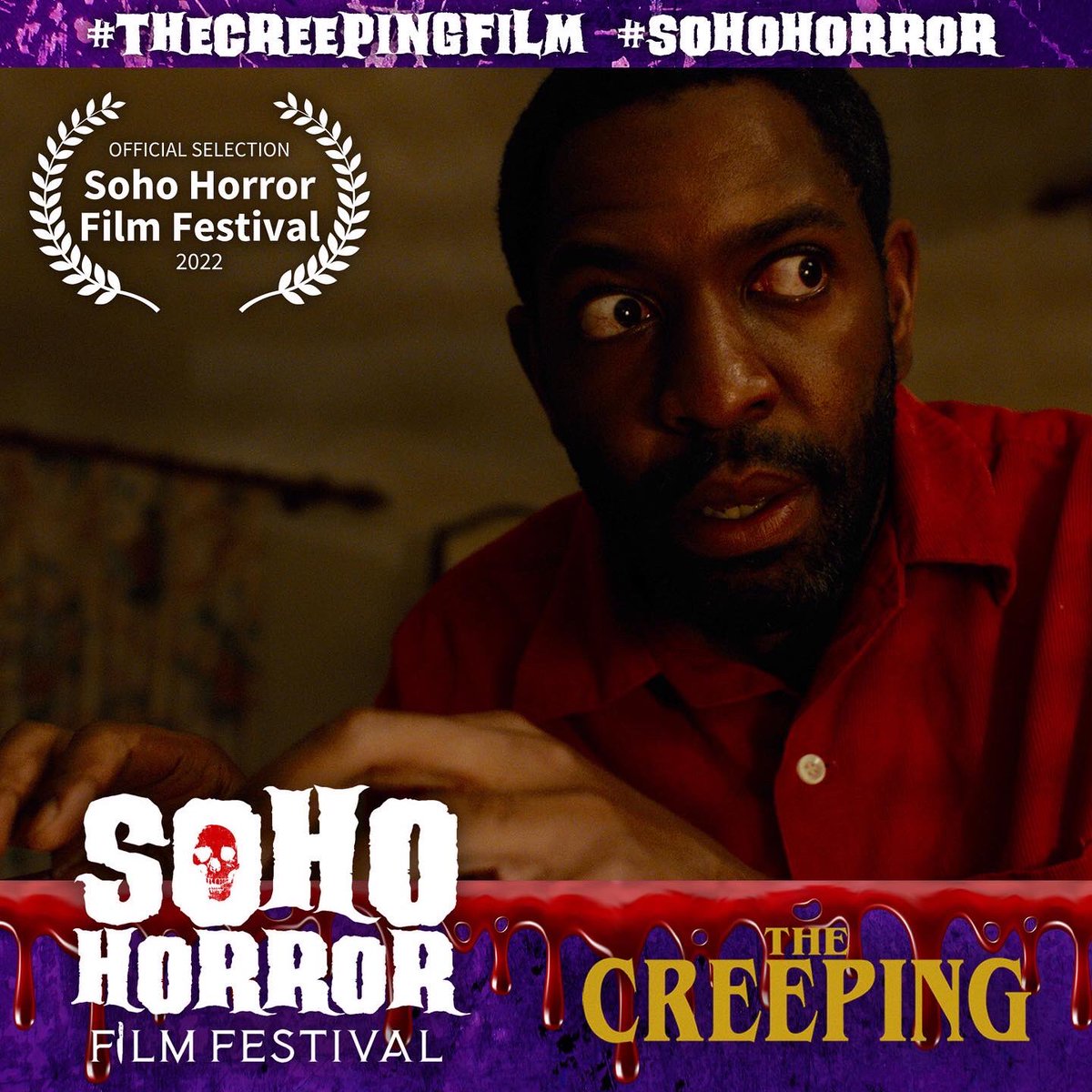 TheCreepingFilm's tweet image. We’re delighted to say THE CREEPING will screen at the fantastic @SohoHorrorFest.

The festival runs from 11-13 Nov at the @WhirledCinema in Brixton, London. The virtual Sohome Horror Film Festival runs from 17-20 Nov. 

sohohorrorfest.com/soho-2022-pres…

#TheCreepingFilm #SohoHorror