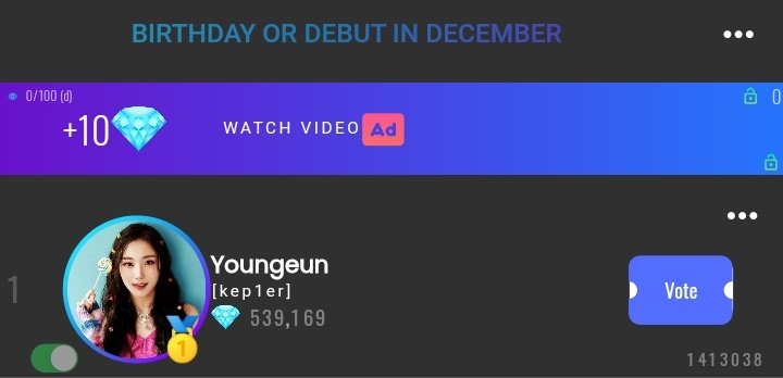 TEAMYOUNGEUN's tweet photo. [📢 ] — IKPOP MASS VOTING

Youngwondans/Kep1ians, our mass voting starts now! Please drop 50% of your diamonds collected from today. Let's widen the gap!

#영은 #서영은 #YOUNGEUN #KEP1ER #케플러 #SEOYOUNGEUN #徐永恩 #ソヨンウン @official_kep1er https://t.co/jYaqpb3IcH