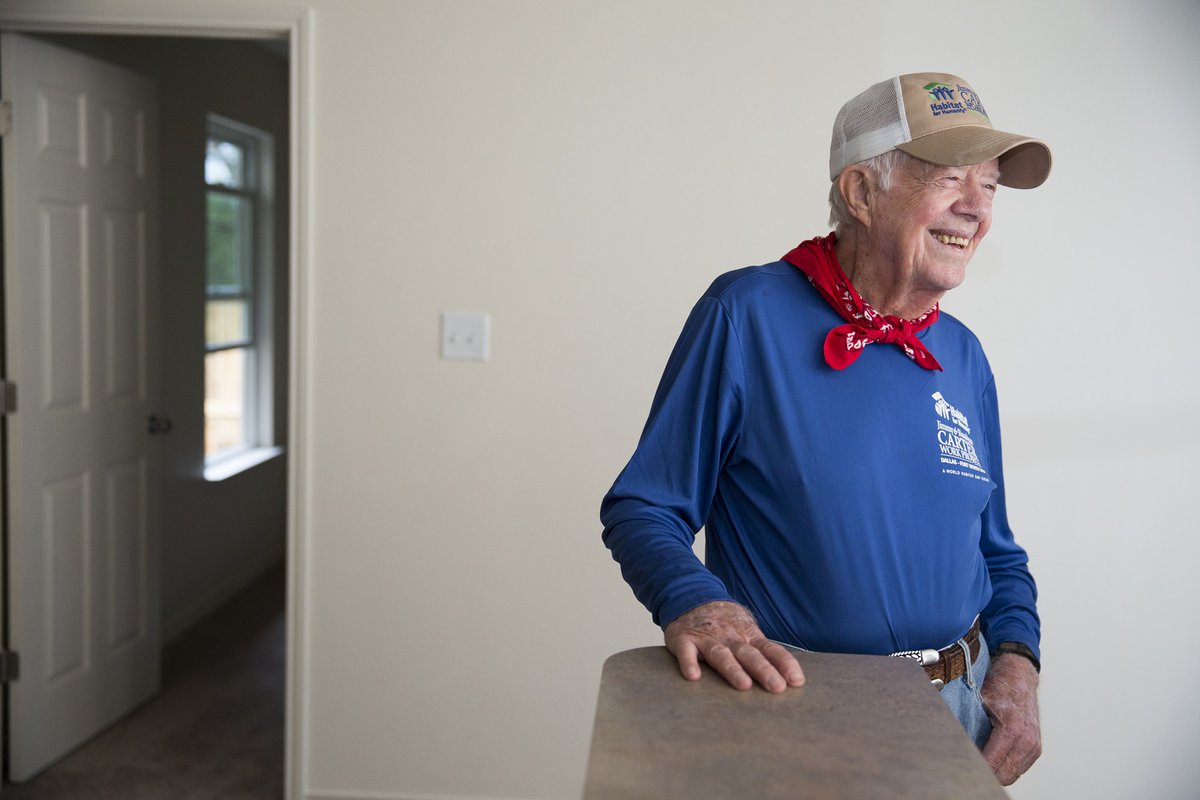 Happy 98th birthday, President Carter! 🎂
You continue to be an inspiration for millions of Habitat for Humanity volunteers and supporters around the world!
