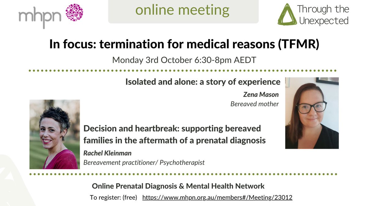throughtheunex1's tweet photo. It's on tonight! 

This #Pregnancy &amp; Infant Loss Awareness Month, join us for an In Focus session about termination for medical reasons. 

Hear from a #bereaved mother &amp; a #bereavement practitioner about the need for and provision or support.

 https://t.co/XxgS5FjjpK 
#TFMR https://t.co/rFanzqIwK4