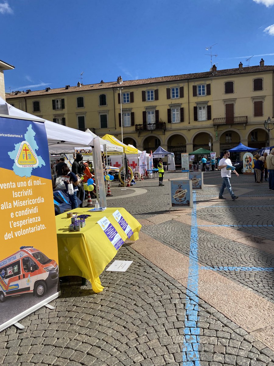 CSVAA's tweet photo. Tutto pronto per la Giornata de #volontariato a #Tortona. #csvaa #solidarietà #terzosettore https://t.co/6bRAsDKcYa
