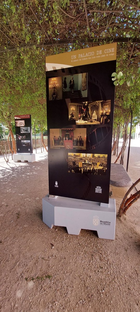 Gregori37712272's tweet image. 📸 En los Jardines del #PalacioDeBoadilla se puede ver la exposición &quot;Un Palacio de Cine&quot;🎬

#LosFantasmasDeGoya
#LaCocineraDeCastamar