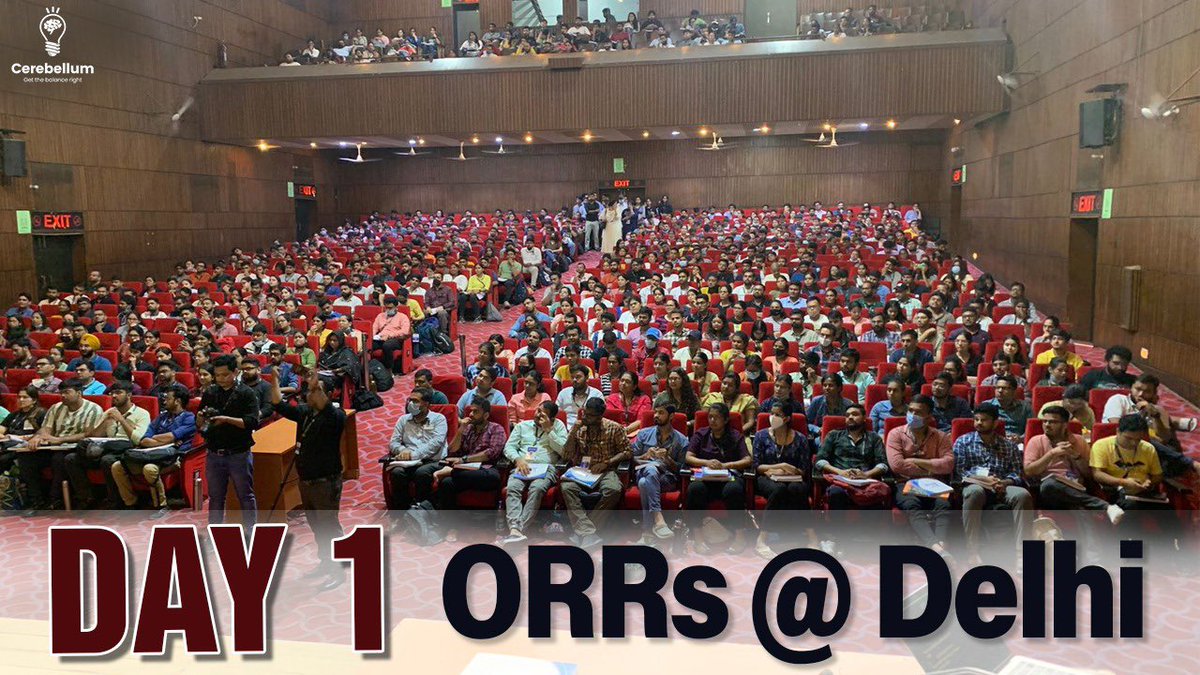 ApurvDr's tweet photo. Sharing the highlights of ORRs (Day -1) @Delhi 

It’s such a overwhelming feeling 
https://t.co/VdOwUatgu3

#Thaan_Liya_toh_thaan_Liya 

#cerebellumacademy #highlights #ORRs #revision https://t.co/rDYktFFwR0