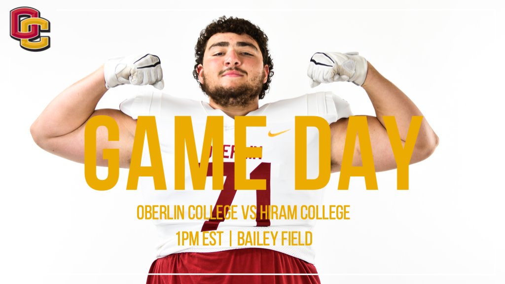 Its game day as your Oberlin College Yeomen take on Hiram College at home action starts at 1PM on Bailey Field 🐿️🐿️ #goyeo #raisethestandard